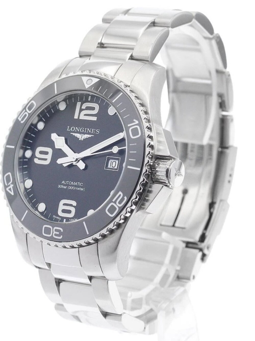 LONGINES Hydro Conquest L3.782.4 Date black Dial Automatic Men's Watch_964999